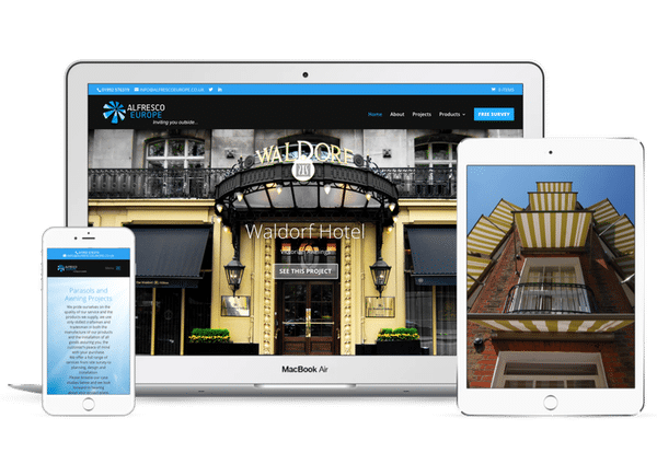 Website Design for Alfresco Solutions Europe in Epping Essex