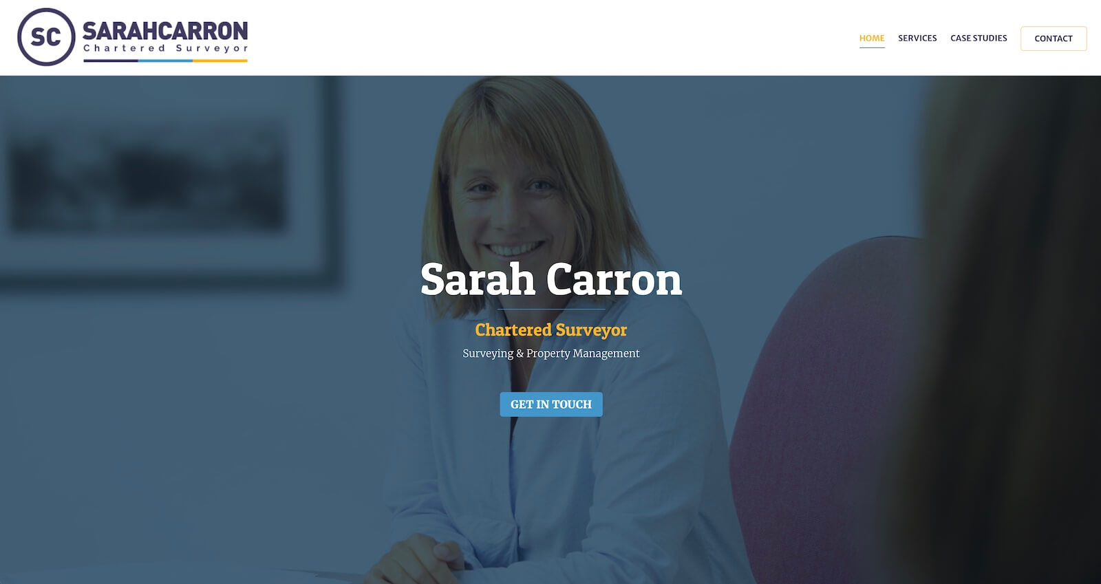 Sarah Carron Website Design
